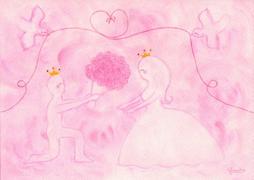 �o���F�́A�����킹�ȗ��������񂹂閂�@�̊G��