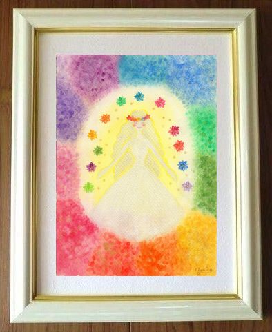 ���B�[�i�X�a�������Ɣ��̏��_�ɂȂ閂�@�̊G��