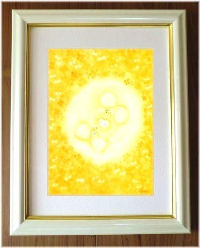 �؂̉Ԃƒ������̈��̃_���X�`�������݂��痧������A�y�₩�Ŗ��邢������ɂȂ�V�g�̖��@�̊G��