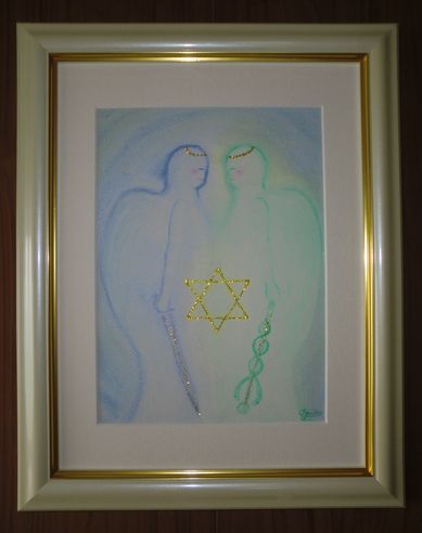 大天使ミカエルと大天使ラファエルのダブルパワーで、幸せな人生が実現する魔法の絵☆