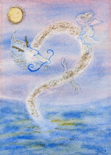 �K�^�ƃp���[�������Ă���间�_���܂̖��@�̊G��