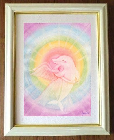 運命の人に出逢って結ばれる天使とイルカの魔法の絵☆